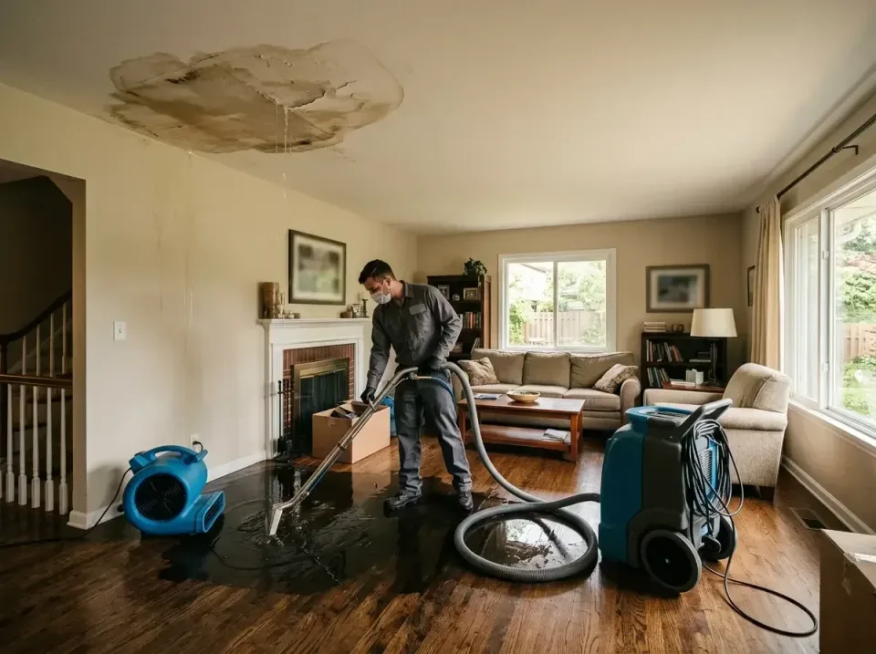 attic-pipe-burst-ceiling-drip-008 — frequently asked questions, Water Damage Restoration & Carpet Care in Rogers City, MI